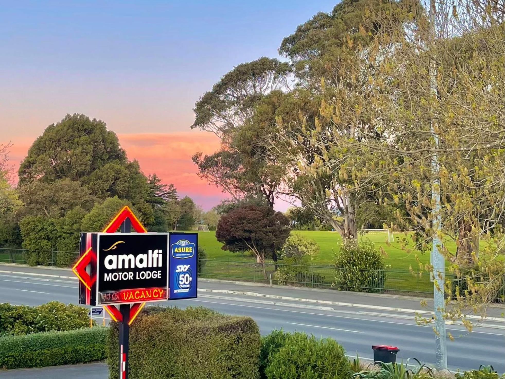 Amalfi Motor alojamiento Christchurch Exterior foto